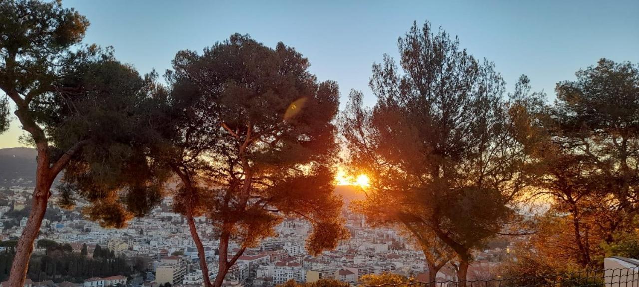 Chambre D Hote Avec Clim Terrasse Et Petit Dejeuner Hauteurs De Nizza Kültér fotó