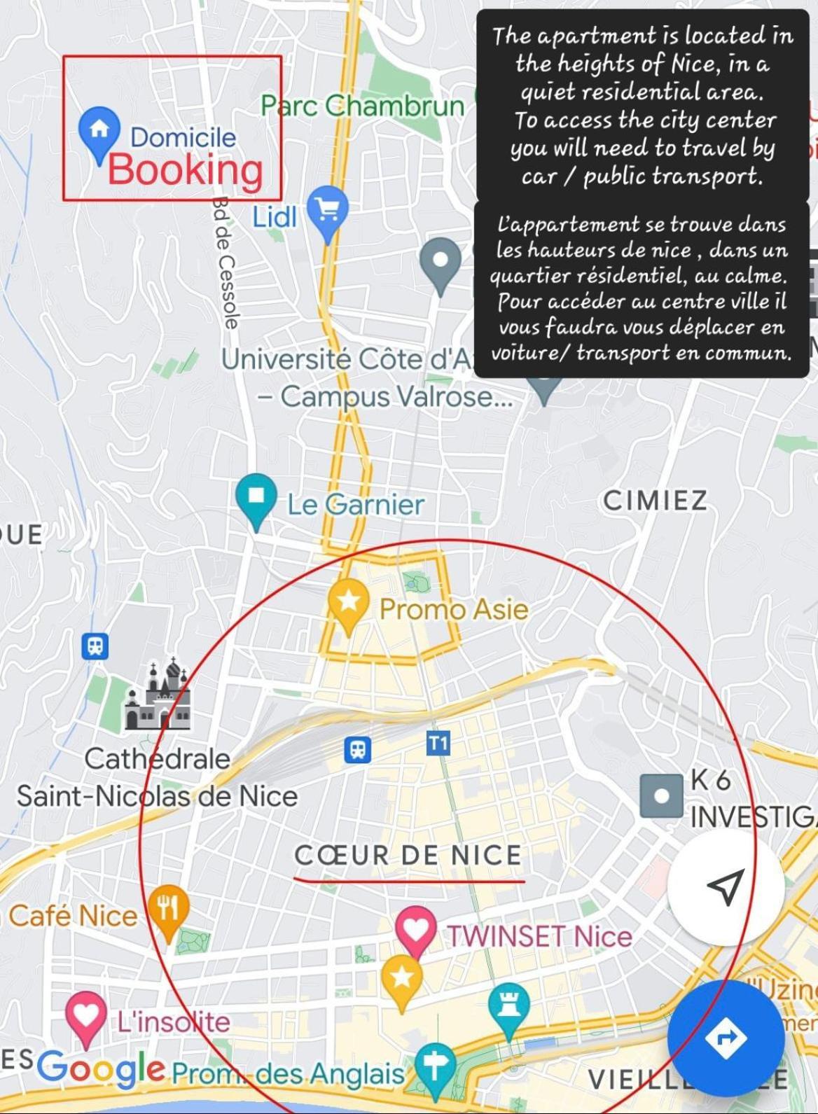 Chambre D Hote Avec Clim Terrasse Et Petit Dejeuner Hauteurs De Nizza Kültér fotó