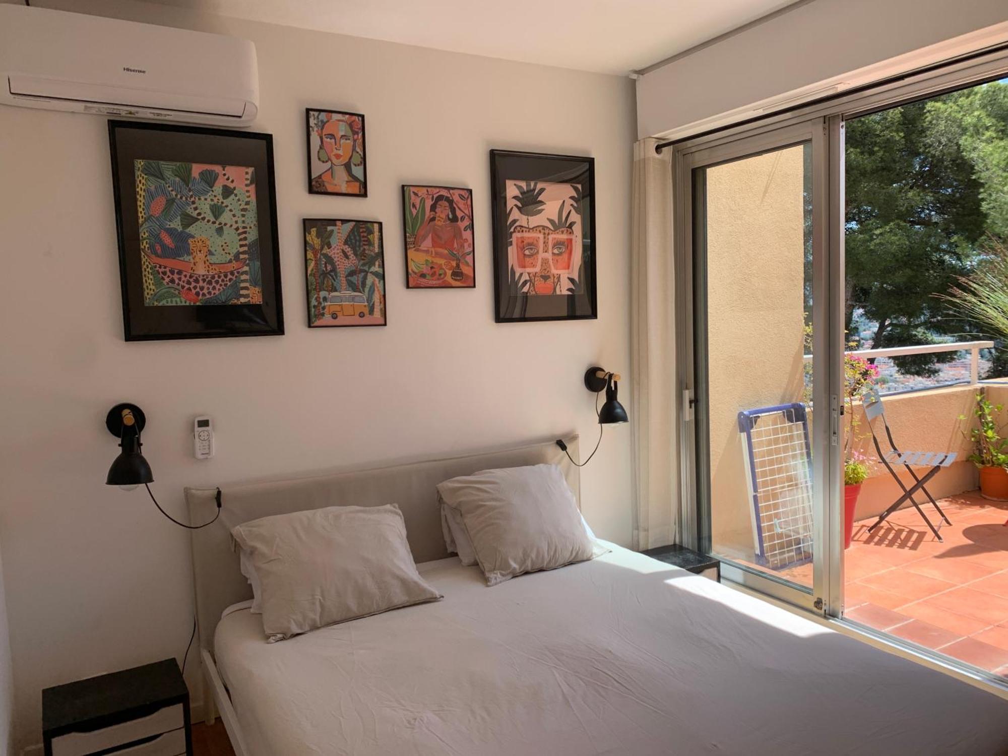 Chambre D Hote Avec Clim Terrasse Et Petit Dejeuner Hauteurs De Nizza Kültér fotó